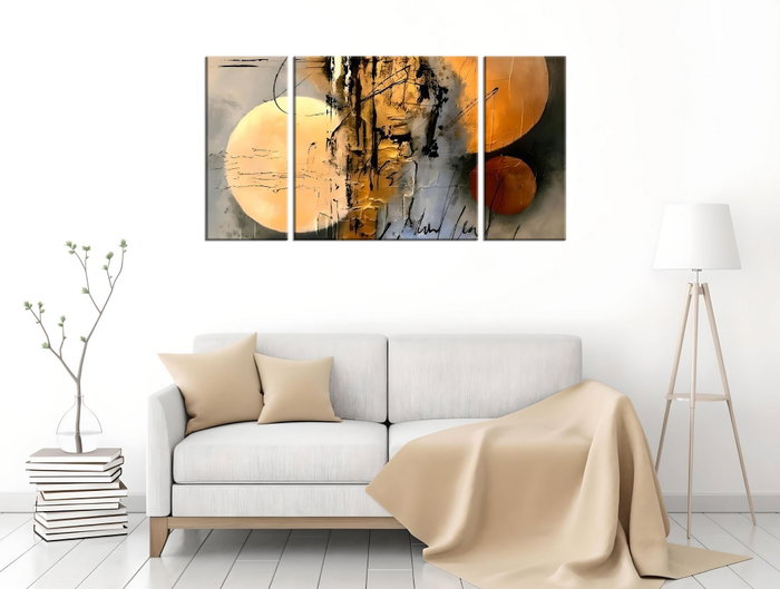 Wallity MXC10 Set de 3 Pinturas Decorativas en Lienzo Multicolor Wallity MXC10 Set de 3 Pinturas Decorativas en Lienzo Multicolor